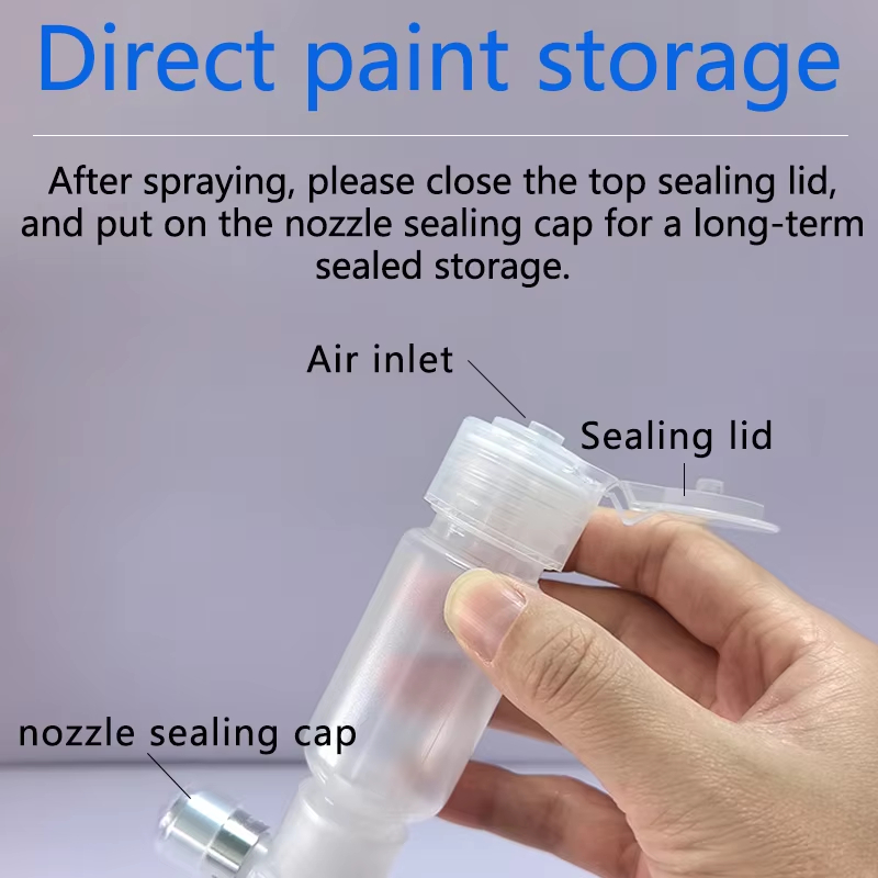Upgraded No-Clean Airbrush with 0.3mm & 0.5mm Spray Modules