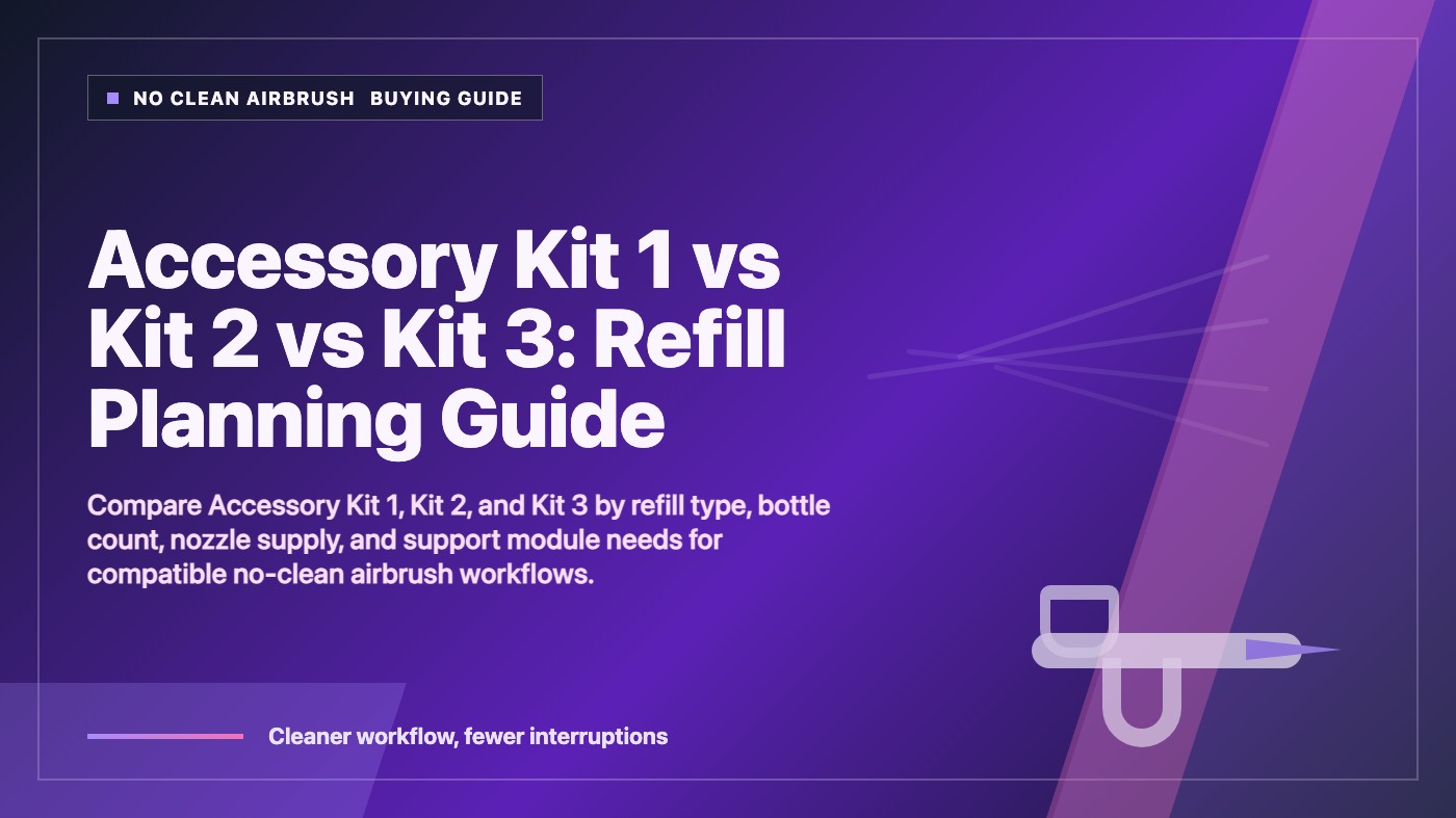 Accessory Kit 1 vs Kit 2 vs Kit 3: Refill Planning Guide