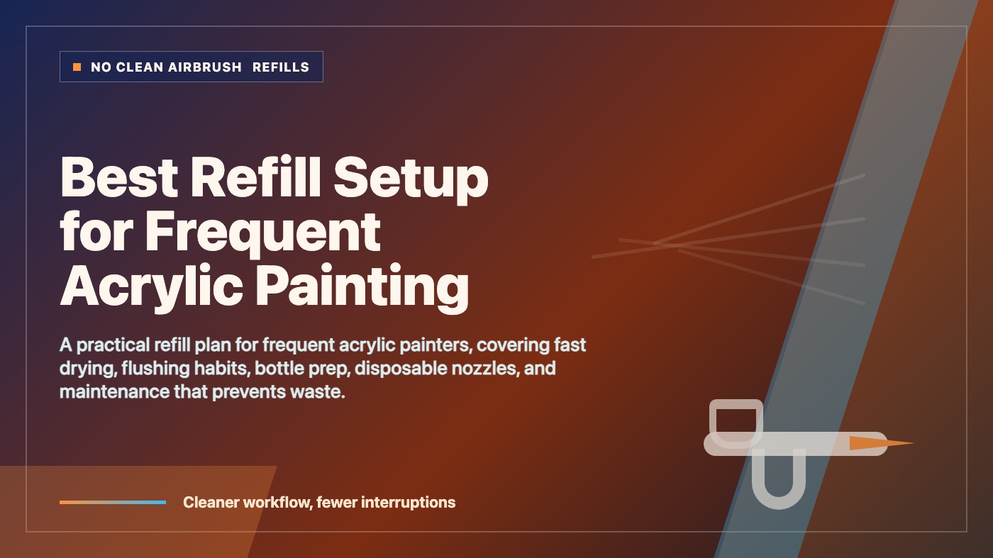Best Refill Setup for Frequent Acrylic Painting